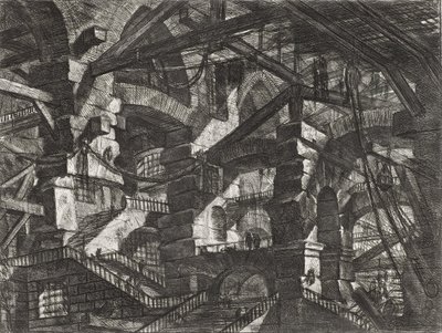 Carceri -serien, tallrik XIV av Giovanni Battista Piranesi